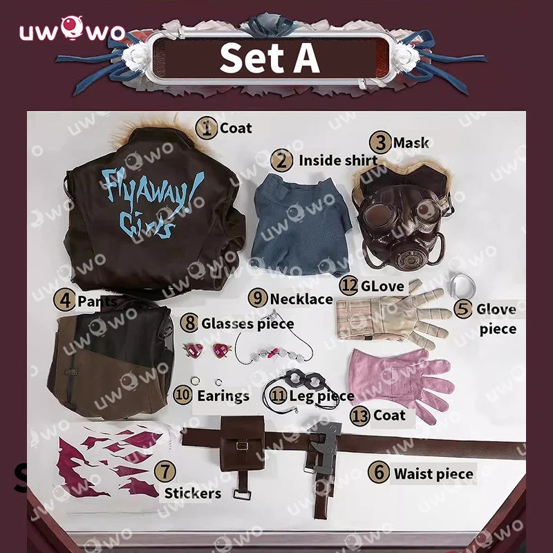 Uwowo Collab Series: Game Identity V  Cheerleader Fluorite Cosplay Costume - Image 4