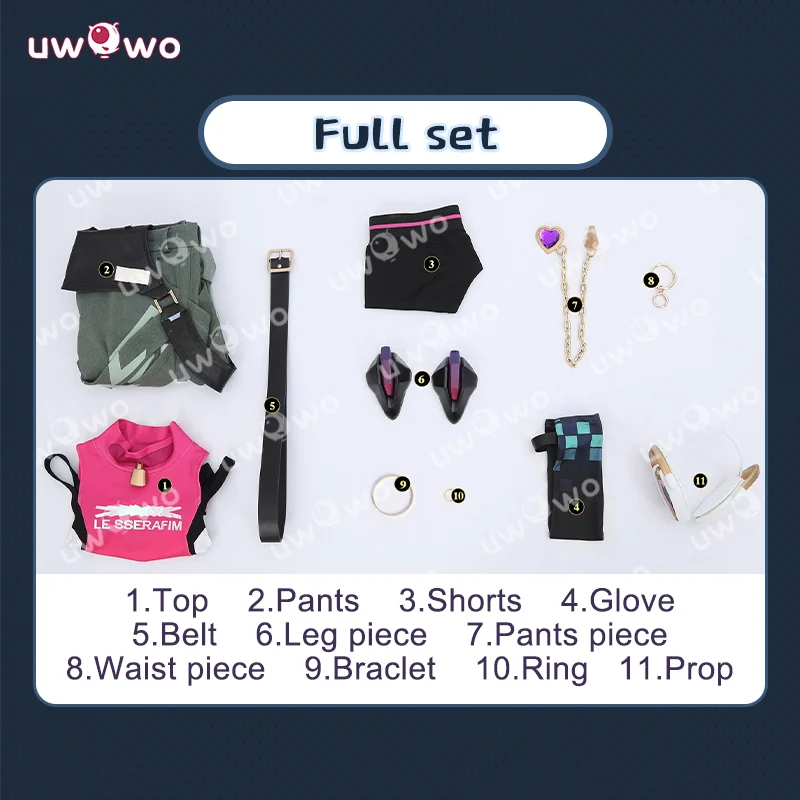 Uwowo Collab Series: Game Overwatch 2 x LE SSERAFIM Fearless Juno Cosplay Costume XS-XXL - Image 6
