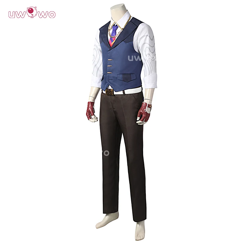 Uwowo Collab Series:Game Valorant Chamber Cosplay Costume - Image 3
