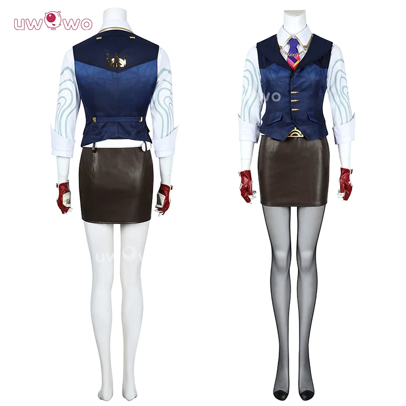 Uwowo Collab Series: Game Valorant Female Chamber Cosplay Costume - Image 2