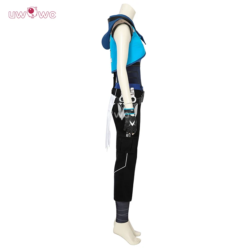 Uwowo Collab Series:Game Valorant Jett Cosplay Costume - Image 3