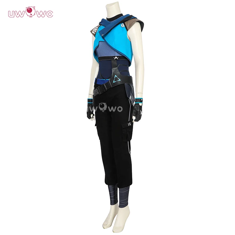 Uwowo Collab Series:Game Valorant Jett Cosplay Costume - Image 4
