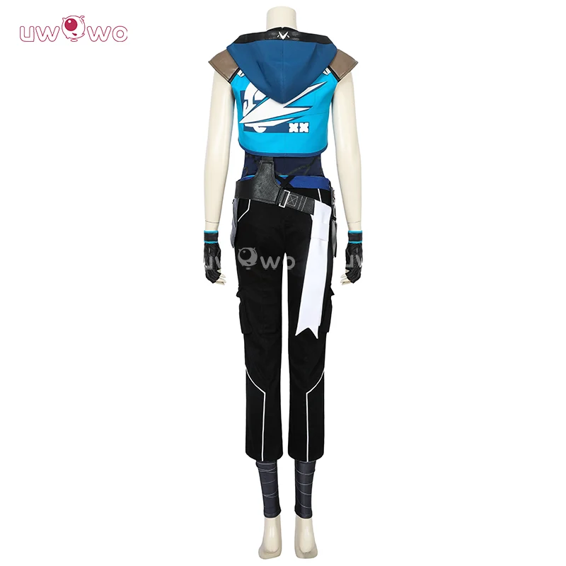 Uwowo Collab Series:Game Valorant Jett Cosplay Costume - Image 5