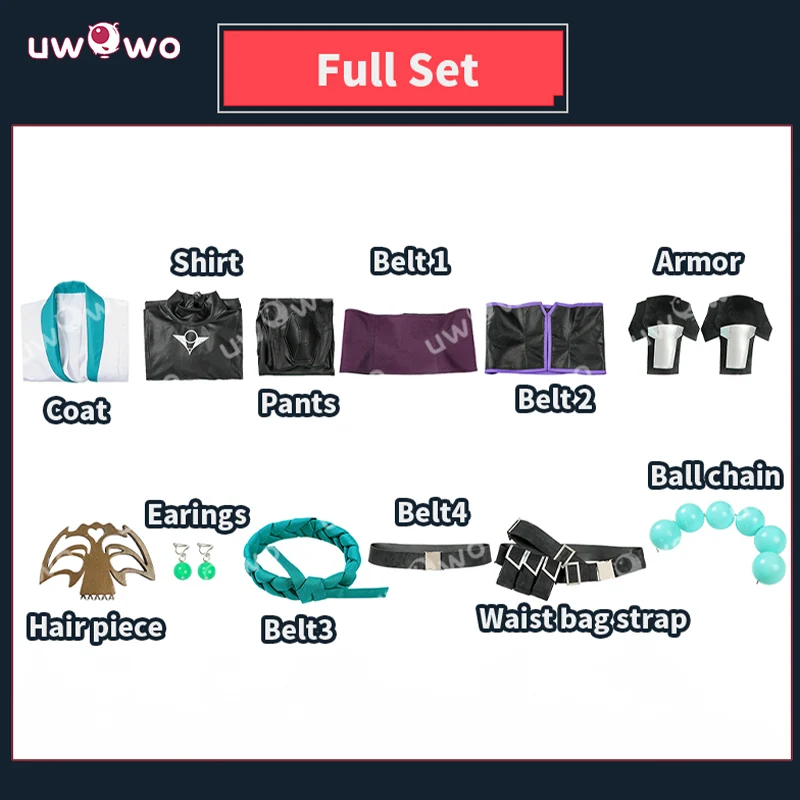 Uwowo Collab Series:Game Valorant Sage Cosplay Costume - Image 6
