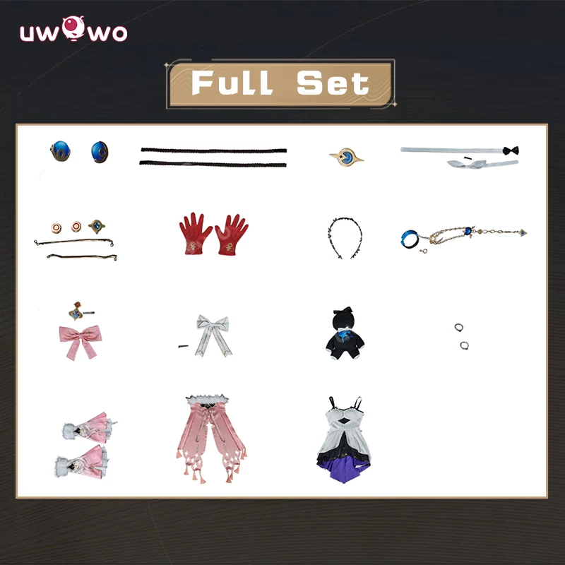 Uwowo Collab Series: Game Wuthering Waves Denia WuWa Cosplay Costume S-XL - Image 4