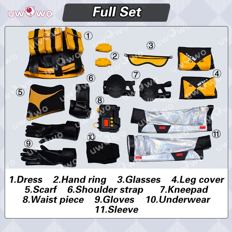 Uwowo Collab Series: Game Zenless Zone Zero/ZZZ Soldier 11 Cosplay Costume - Image 6