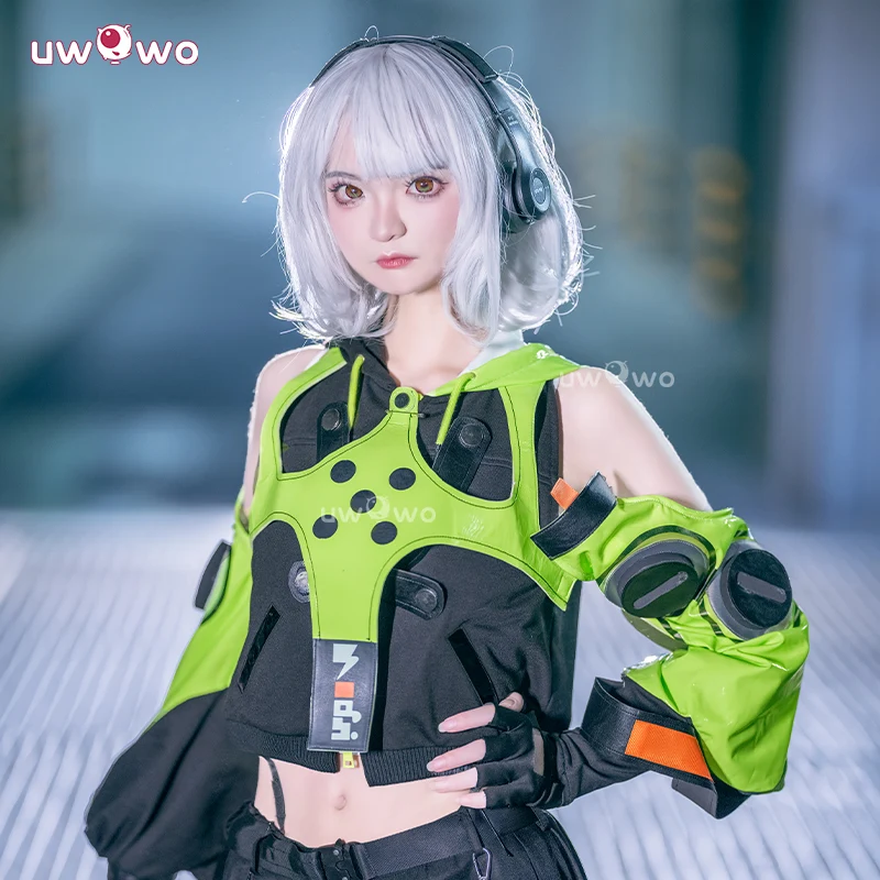 Uwowo Collab Series: Game Zenless Zone Zero/ZZZ Anby Demara Cosplay Costume - Image 3