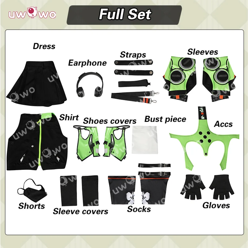 Uwowo Collab Series: Game Zenless Zone Zero/ZZZ Anby Demara Cosplay Costume - Image 7
