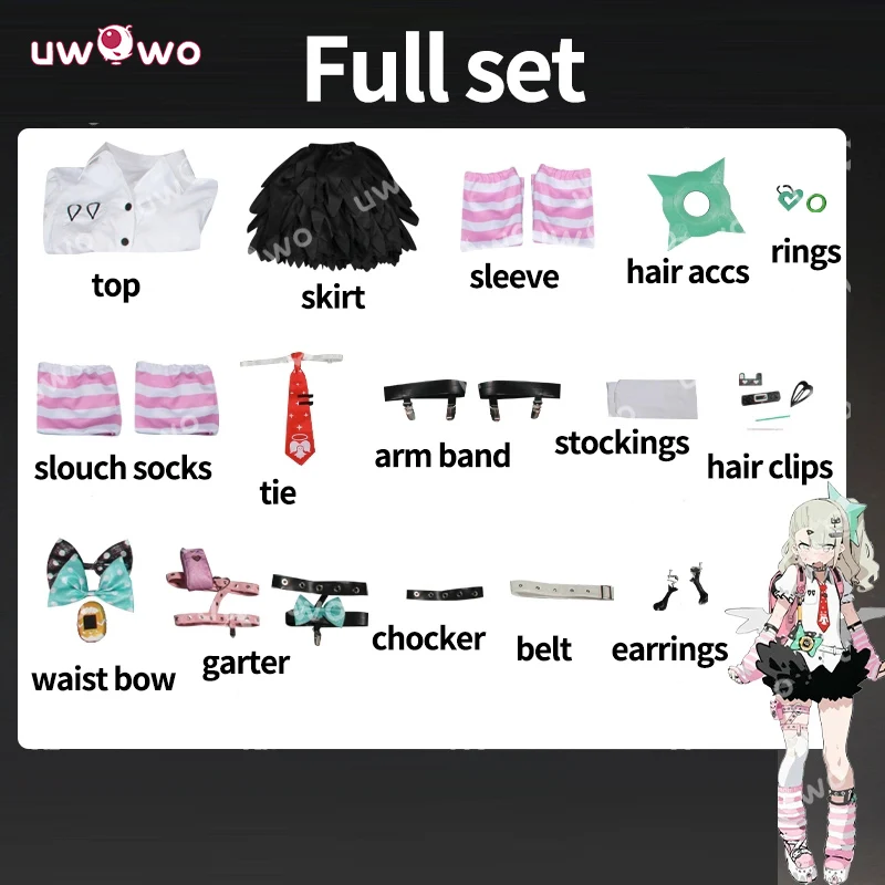 Uwowo Collab Series: Game Zenless Zone Zero/ZZZ Sunna Chinatsu Remiel Angels of Delusion Cosplay Costume S-3XL - Image 5