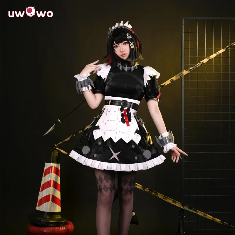 Uwowo Collab Series: Game Zenless Zone Zero/ZZZ Ellen Joe Maid Cosplay Costume - Image 2