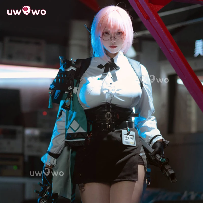 Uwowo Collab Series: Game Zenless Zone Zero ZZZ Tsukishiro Yanagi Cosplay Costume - Image 2