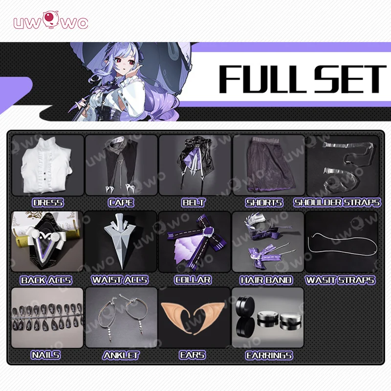 Uwowo Collab Series: Game Zenless Zone Zero/ZZZ Vivian Cosplay Costume S-2XL - Image 5