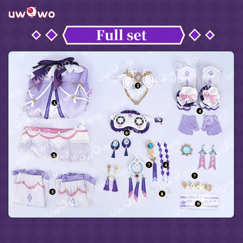 Uwowo Collab Series: Genshin Impact Citlali Whispers of Stars and Smoke Cosplay Cosutme XS-2XL - Image 6