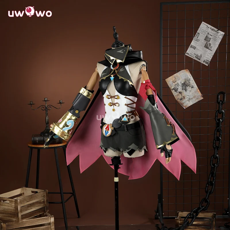 Uwowo Collab Series: Genshin Impact Jahoda Song of the Welkin Moon Cosplay Costume XS-2XL - Image 2