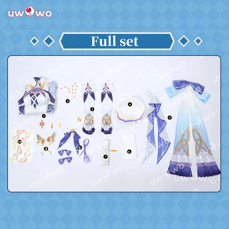 Uwowo Collab Series: Genshin Impact Nicole Reeyn 'N' Hexenzirkel Cosplay Costume XS-2XL - Image 5