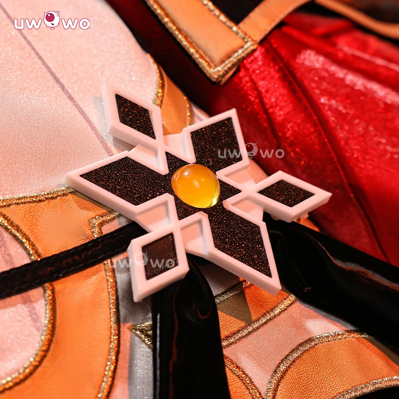 Uwowo Collab Series: Genshin Impact Old Sandrone 'Marionette' Long Skirt Rotatable Clockwork Cosplay Costume XS-2XL - Image 3