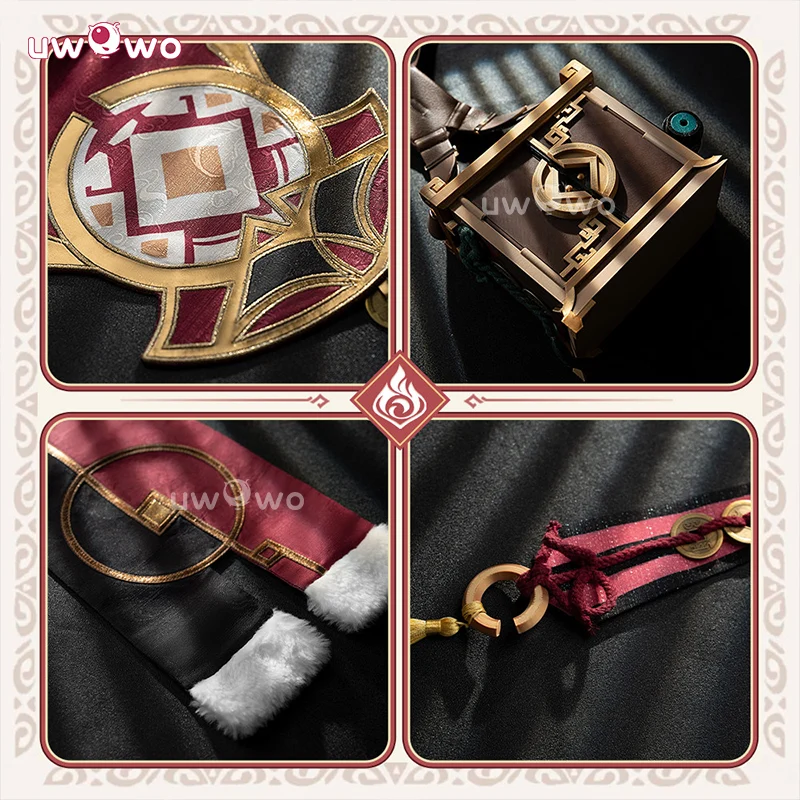 Uwowo Collab Series: Genshin Impact Yanfei Liyue Cosplay Cosutme S-XL - Image 3