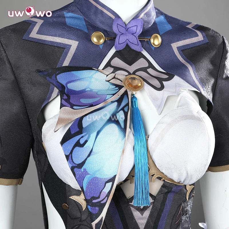 Uwowo Collab Series: Honkai Impact 3 Aponia Butterfly Dreams Cosplay Costume - Image 4