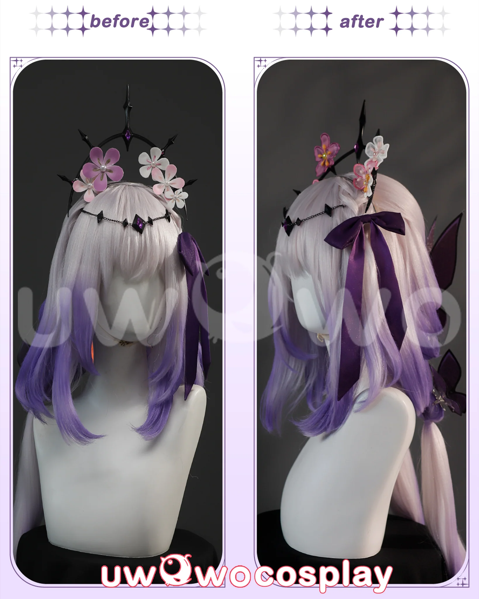 Uwowo Collab Series: Honkai: Star Rail Castorice Cosplay Costume S-XL - Image 8