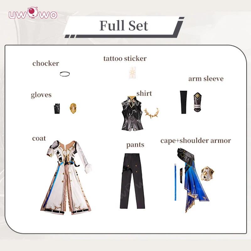 Uwowo Collab Series: Honkai Star Rail Phainon Male Cosplay Cosutme XS-2XL - Image 5