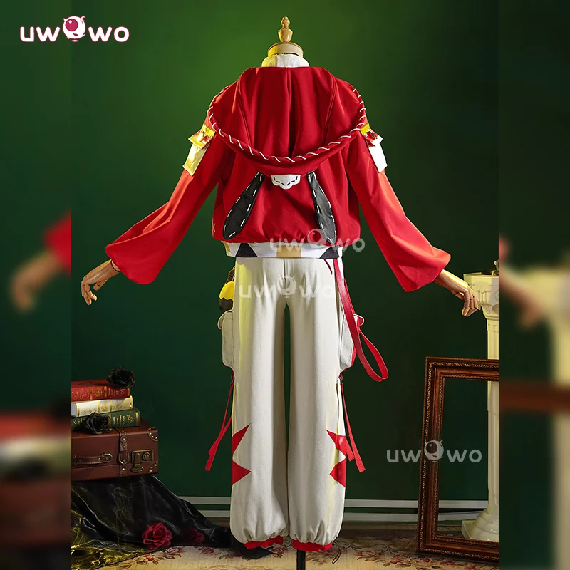Uwowo Collab Series: Identity V Prisoner Luca Balsa S Collab Red Jacket Cosplay Costume - Image 3