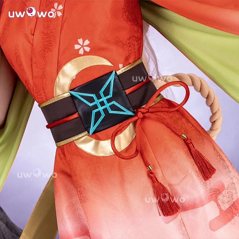 Uwowo Collab Series: Kaguya Anime Cosmic Princess Kaguya! Kimono Cosplay Costume S-XL - Image 4