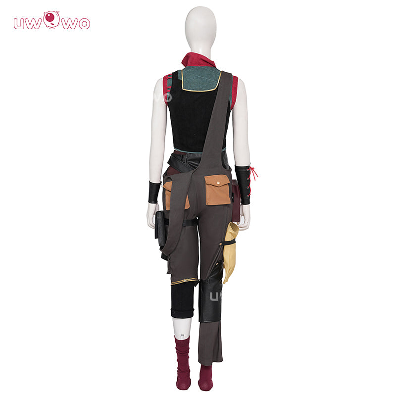 Uwowo Collab Series: LOL Arcane S2 Powder/Jinx Buns Hair Alternative Universe AU Cosplay Costume XS-XXXL - Image 3