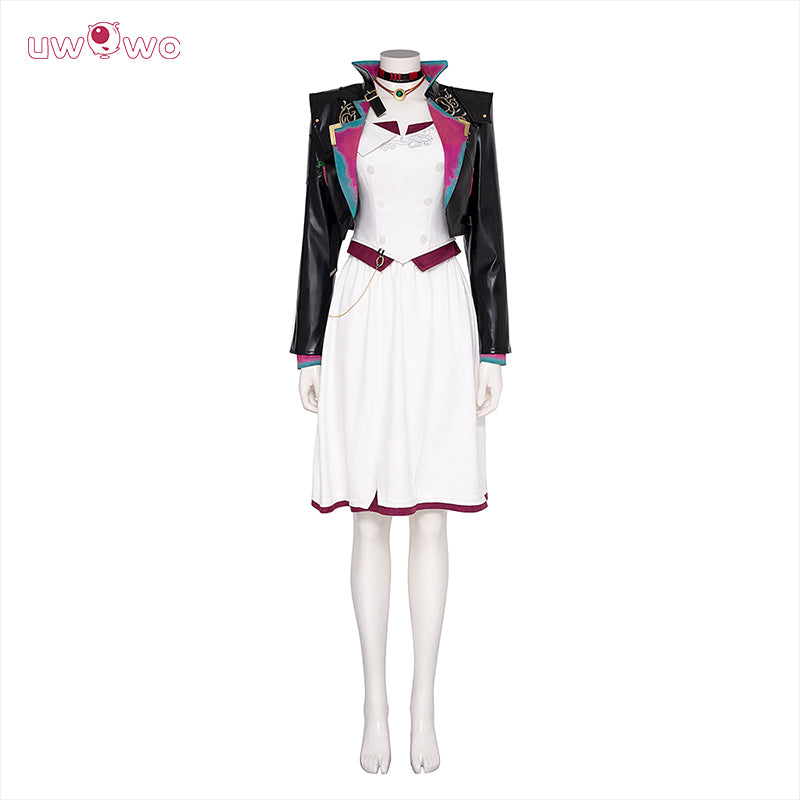 Uwowo Collab Series: LOL Arcane S2 Powder/Jinx Alternative Universe AU Party Dance Dress XS-XXL - Image 2