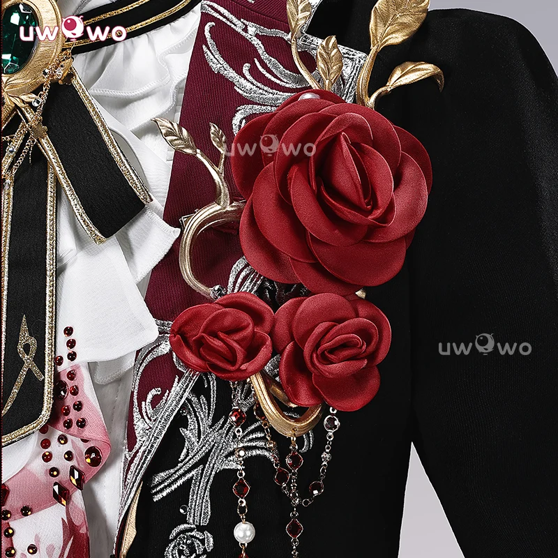 Uwowo Collab Series: Love and Deepspace MC's Bloodmoon Soulpact Couple Sylus Silverwing Fiend Cosplay Costume S-2XL - Image 3