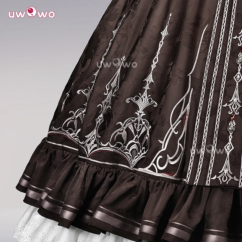 Uwowo Collab Series: Love and Deepspace MC's Bloodmoon Soulpact Couple Sylus Silverwing Fiend Cosplay Costume S-2XL - Image 4