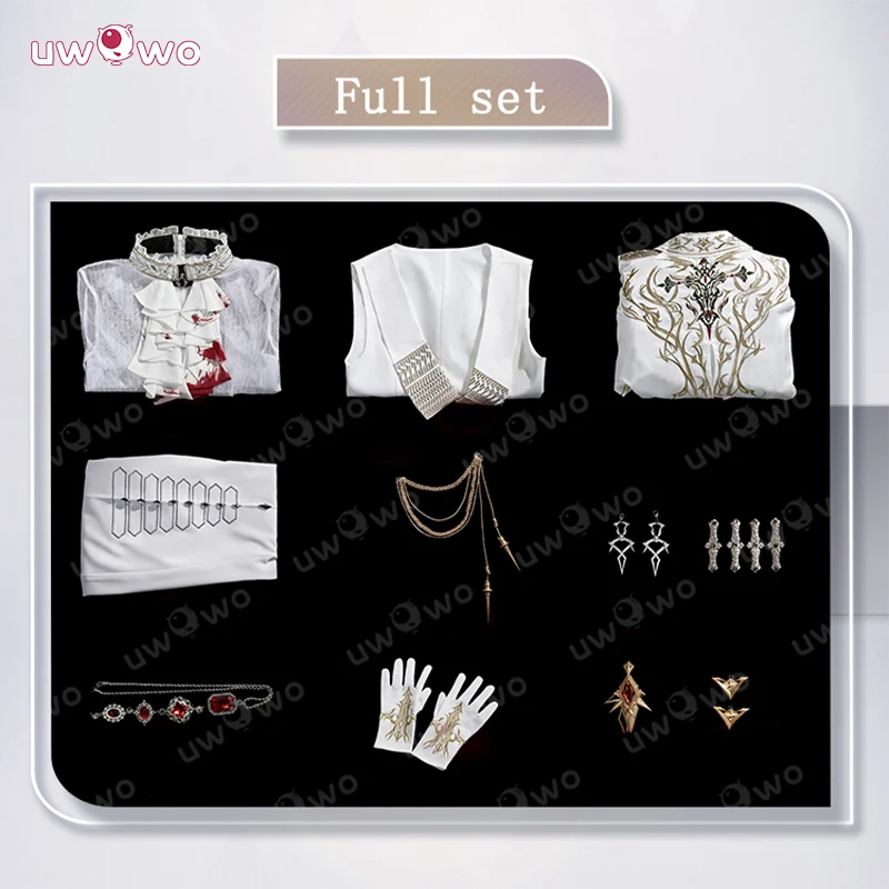 Uwowo Collab Series: Love and Deepspace Sylus Silverwing Fiend Cosplay Costume S-2XL - Image 6