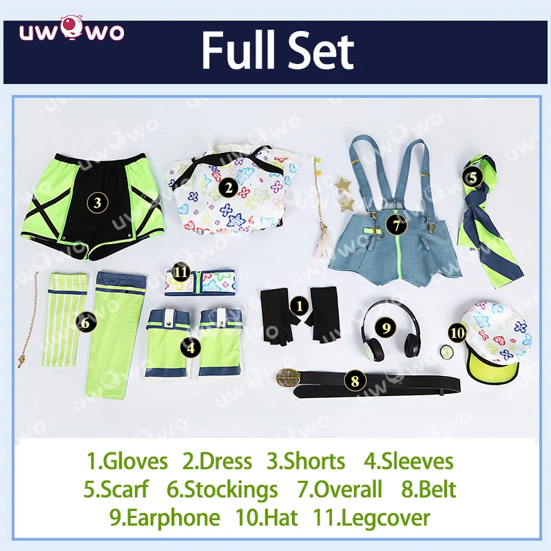 Uwowo Collab Series: Love Live! Hanayo Koizumi Idolized Crayon ver. Cosplay Costume - Image 5