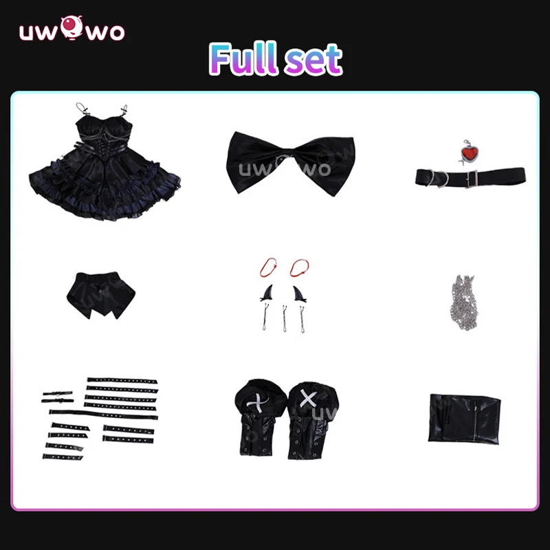 Uwowo Collab Series: Needy Streamer Overload Ame-Chan Devil Cosplay Costume S-2XL - Image 6