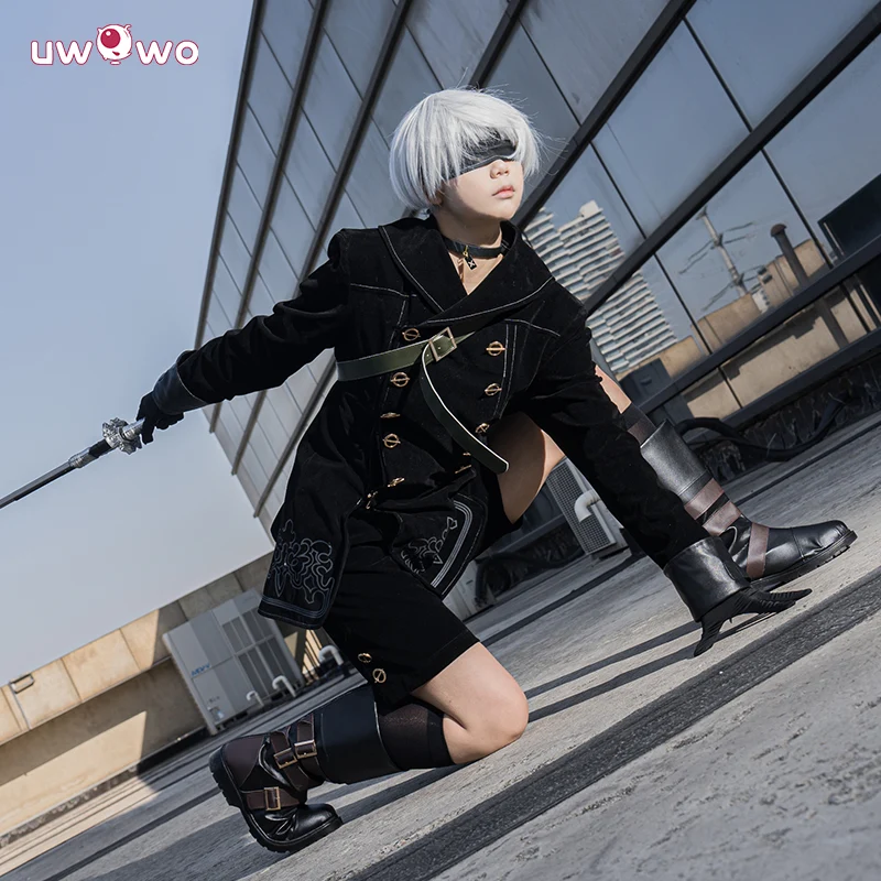 Uwowo Collab Series Nier Automata Cosplay Costume Yorha 9S No.9 Type S Outfit - Image 4