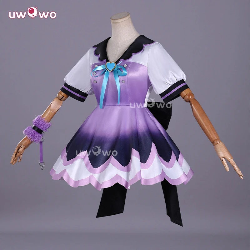 Uwowo Collab Series: Poison Denpa Girl☆Purple Lollipop Anime Needy Girl Overdose Cosplay Costume XS-3XL - Image 2