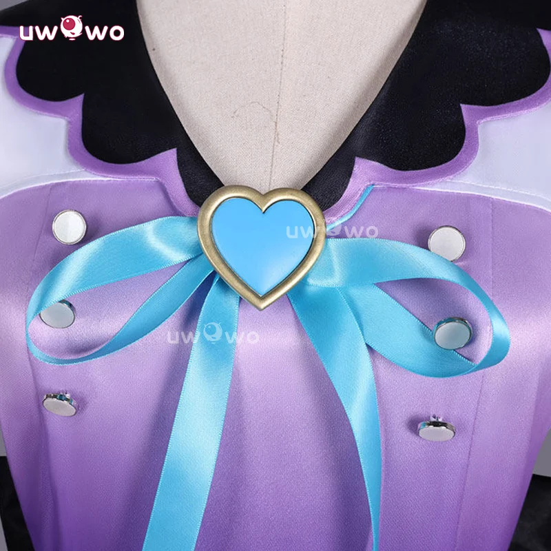 Uwowo Collab Series: Poison Denpa Girl☆Purple Lollipop Anime Needy Girl Overdose Cosplay Costume XS-3XL - Image 4