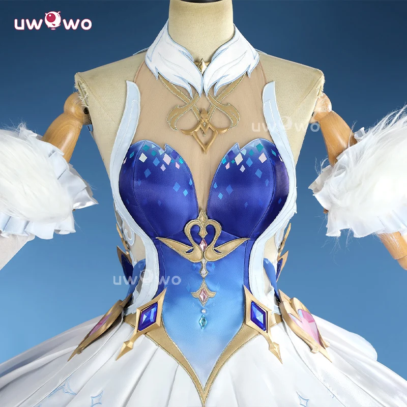 Uwowo Collab Series: Premium Genshin Impact Odette Ballet Cosplay Cosutme XS-2XL - Image 3