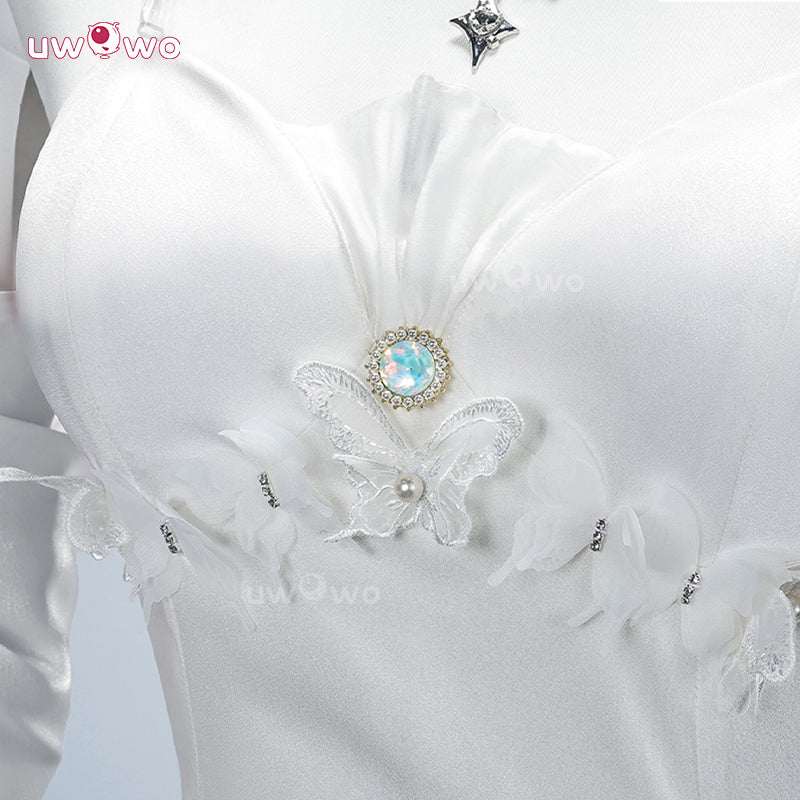 Uwowo Collab Series: Shorekeeper KFC Collab Game Wuthering Waves WuWa Cosplay Costume S-2XL - Image 3
