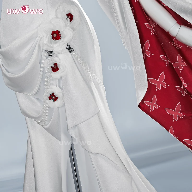 Uwowo Collab Series: Shorekeeper KFC Collab Game Wuthering Waves WuWa Cosplay Costume S-2XL - Image 4