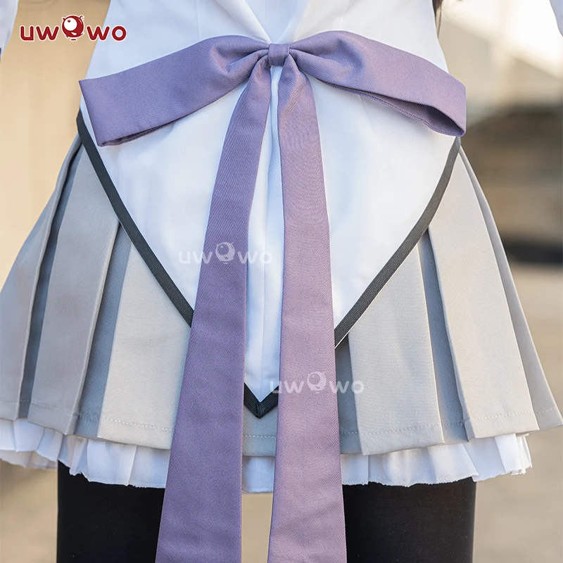 Uwowo Collab Series: Up to 4XL Anime Puella Magi Madoka Magica Akemi Homura Cospaly Costume - Image 4