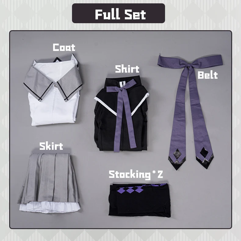 Uwowo Collab Series: Up to 4XL Anime Puella Magi Madoka Magica Akemi Homura Cospaly Costume - Image 6