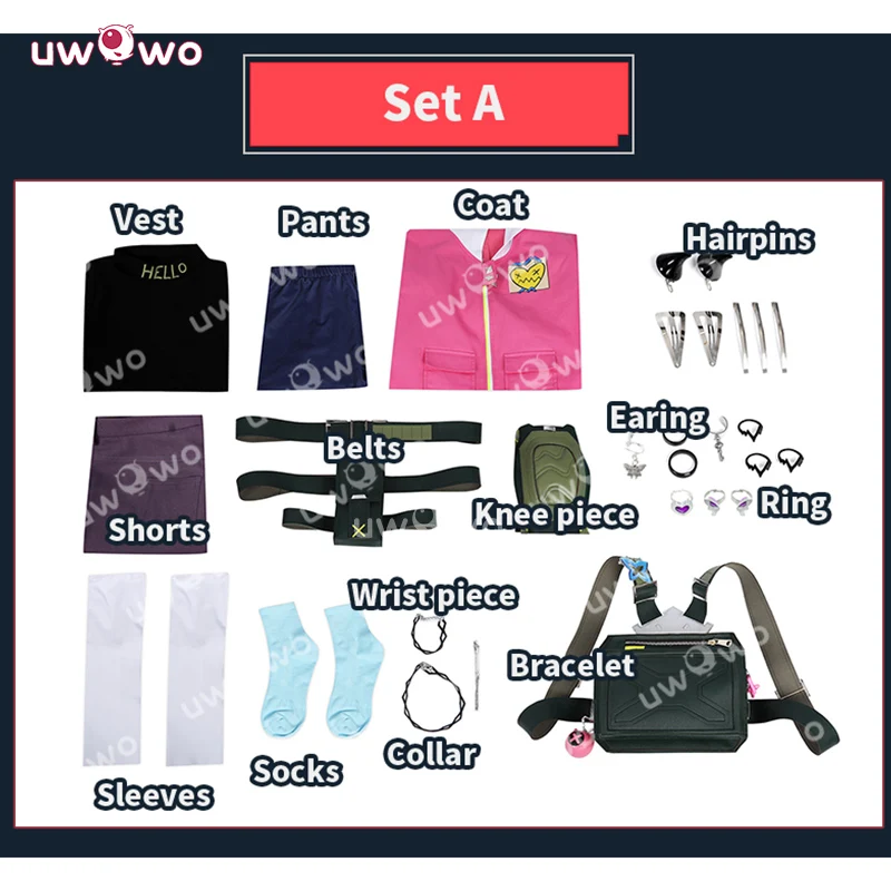 Uwowo Collab Series:Game Valorant Clove Cosplay Costume - Image 10