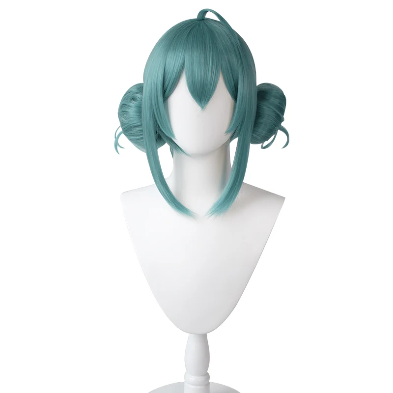 【Pre-sale】Uwowo Cosplay V Singer Bunny Fanart. 40CM Green Cosplay Wig - Image 5
