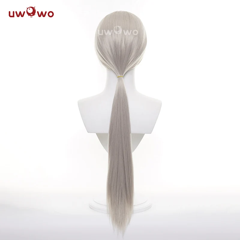 Uwowo Cosplay Wig Long Silve Hair - Image 3