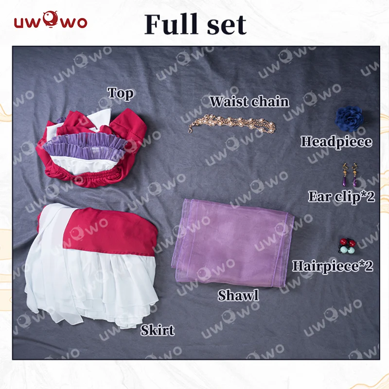 S-3XL INSTOCK-Uwowo Anime The Apothecary Diaries Maomao Dance Dress Cosplay Costume - Image 7