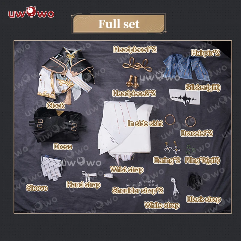 [Last Batch]【In Stock】Uwowo Game Wuthering Waves Jinhsi Cosplay Costume - Image 6