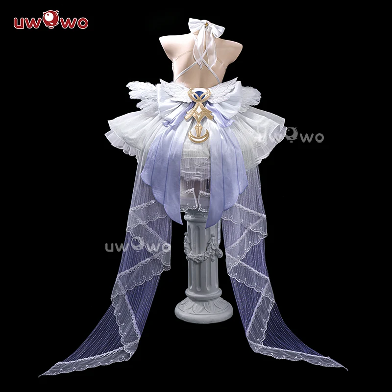 JUL PRESALE Uwowo Genshin Impact Columbina Ballet Fanart White Swan Cosplay Costume - Image 4