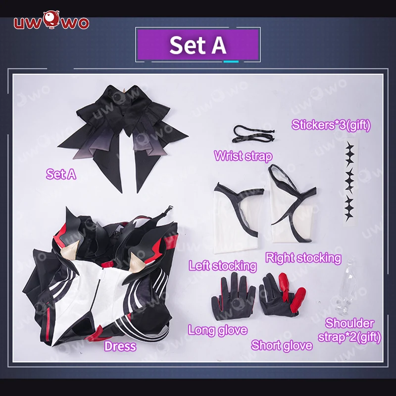 S-3XL INSTOCK Uwowo Honkai Impact 3: Raiden Mei Herrscher of Thunder Cosplay Costume - Image 6