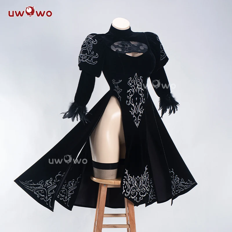 APR PRESALE Uwowo Nier: Automata 2B Redesign Cheongsam Fanart Cosplay Costume - Image 3
