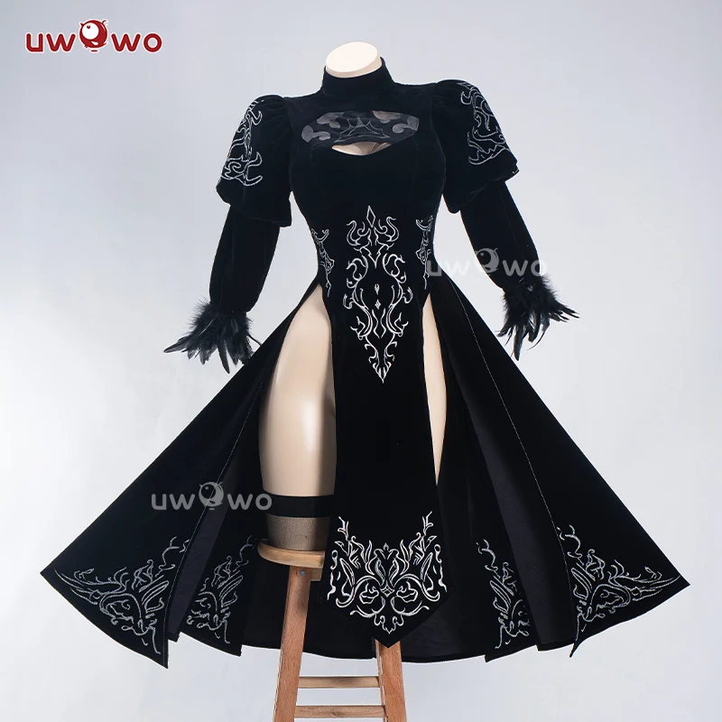 APR PRESALE Uwowo Nier: Automata 2B Redesign Cheongsam Fanart Cosplay Costume - Image 4